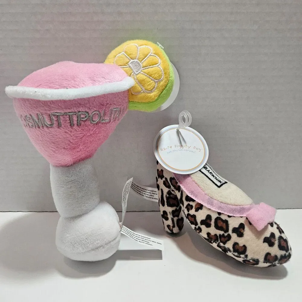 Haute Diggity Dog toys cosmuttpolitan stiletto NWT